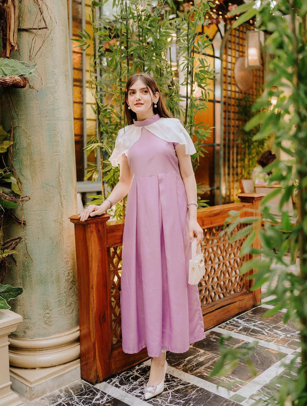 Pink elegant frock