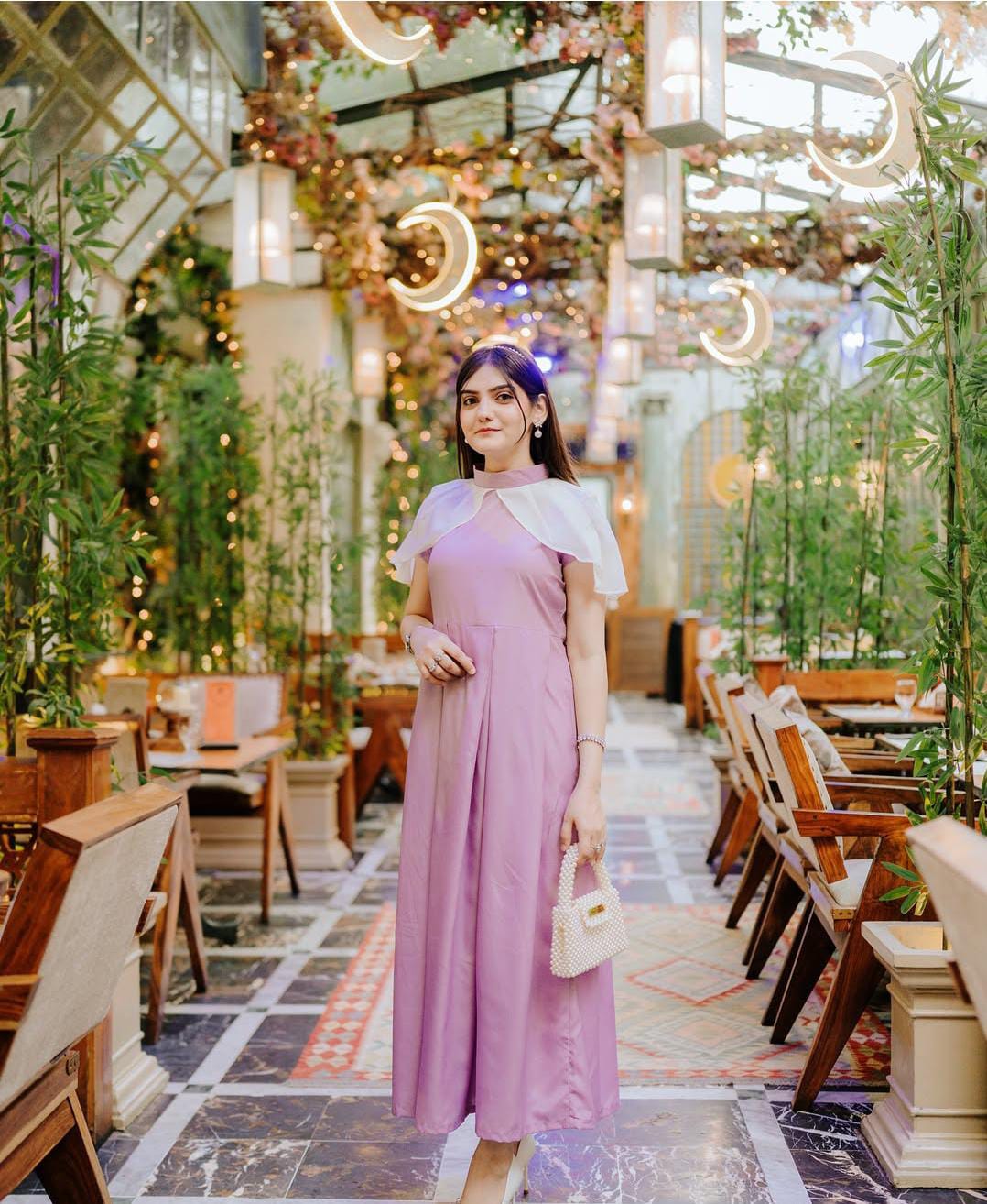 Pink elegant frock