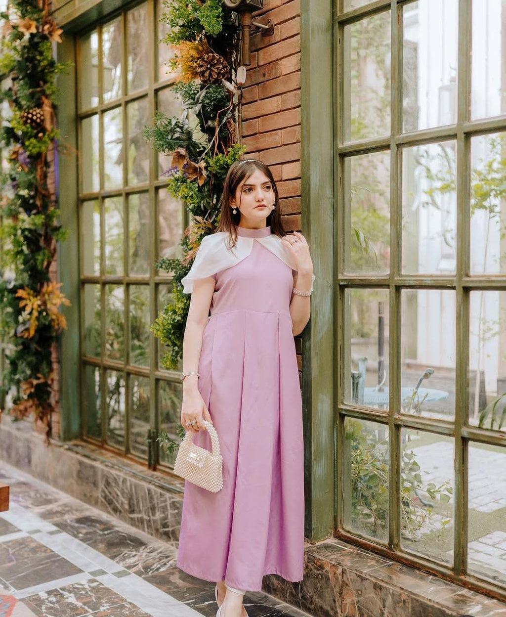 Pink elegant frock