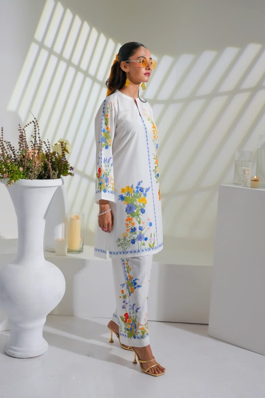 2 Pcs Kurti Trouser M-678