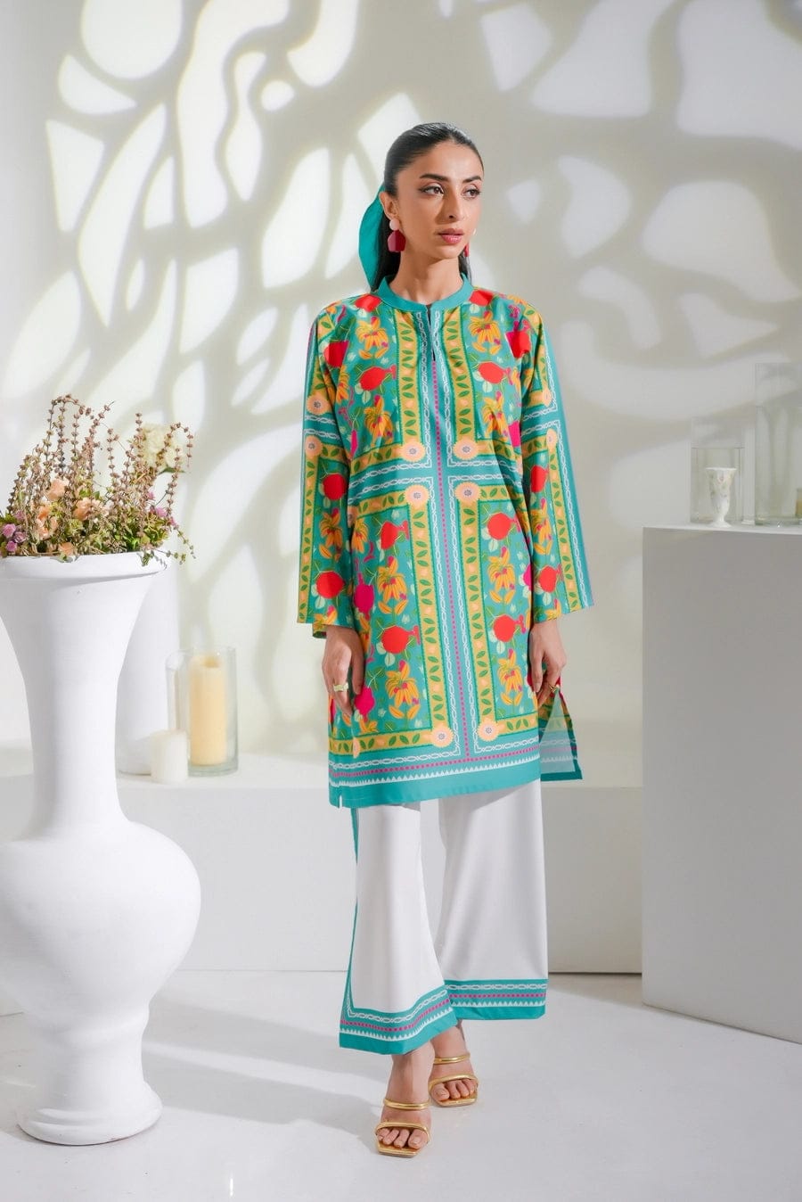 2 Pcs Kurti Trouser M-O901