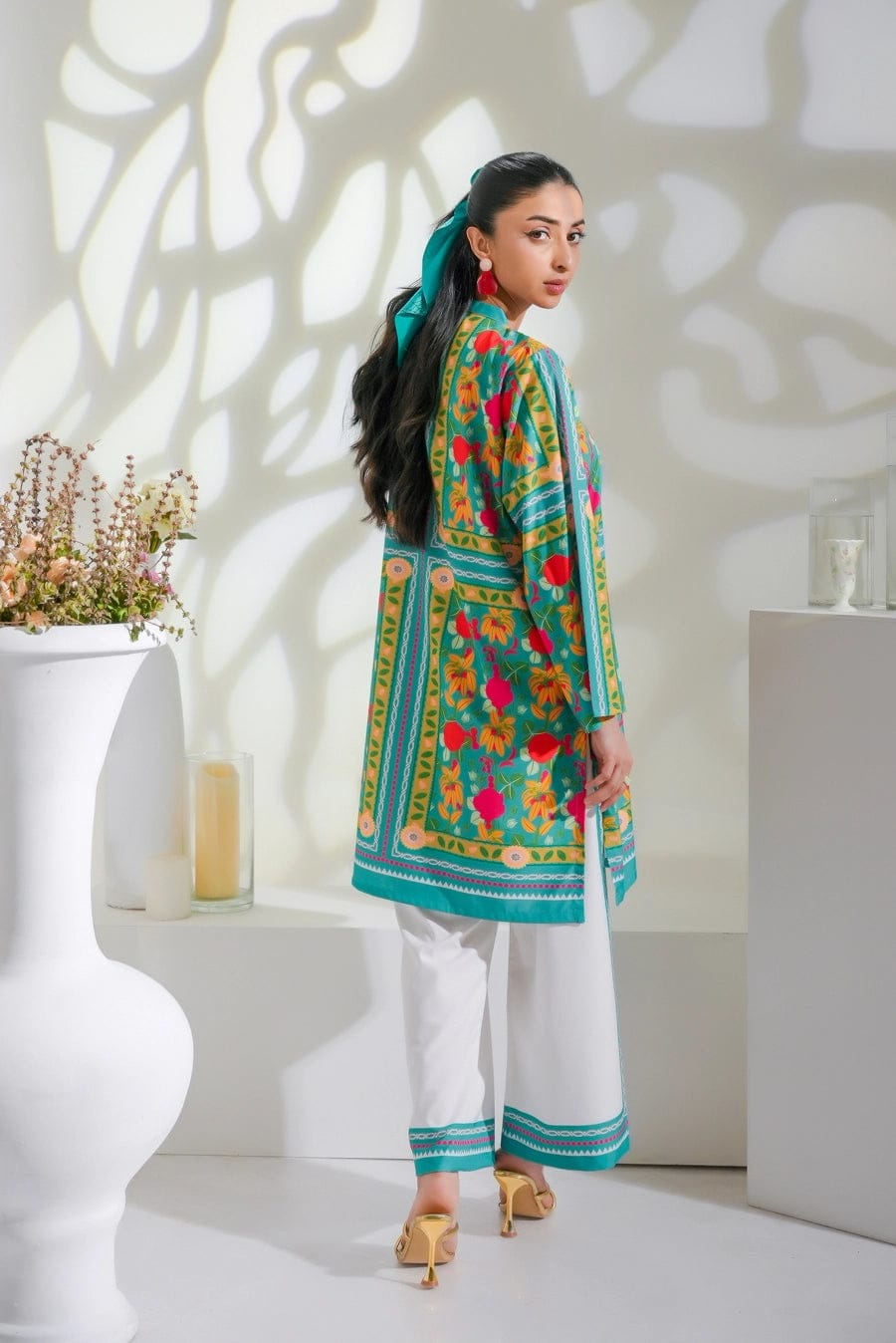 2 Pcs Kurti Trouser M-O901