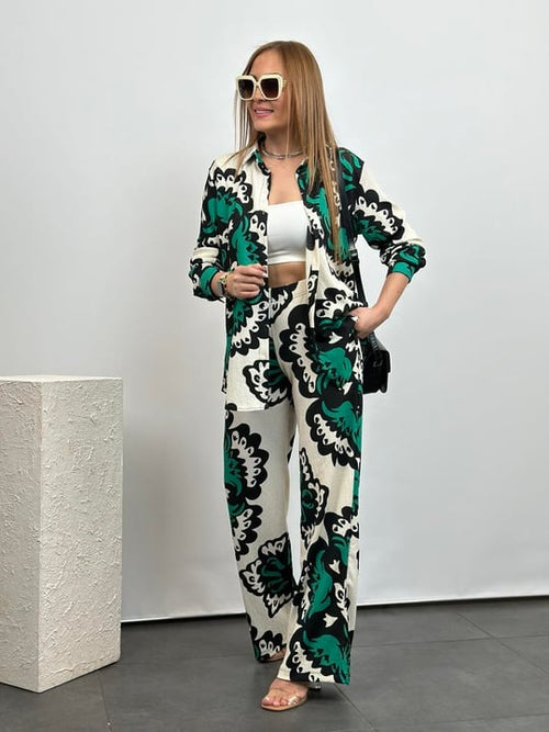 2 Pcs Gown Shirt M-1209
