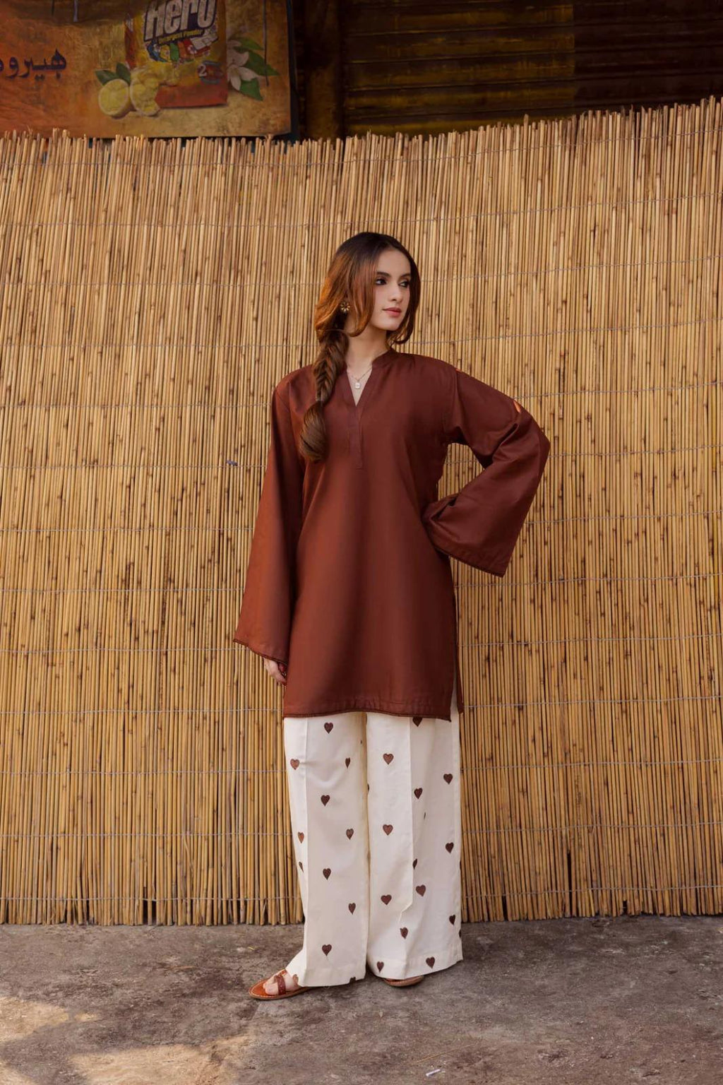2 Pcs Kurti Trouser M-O912