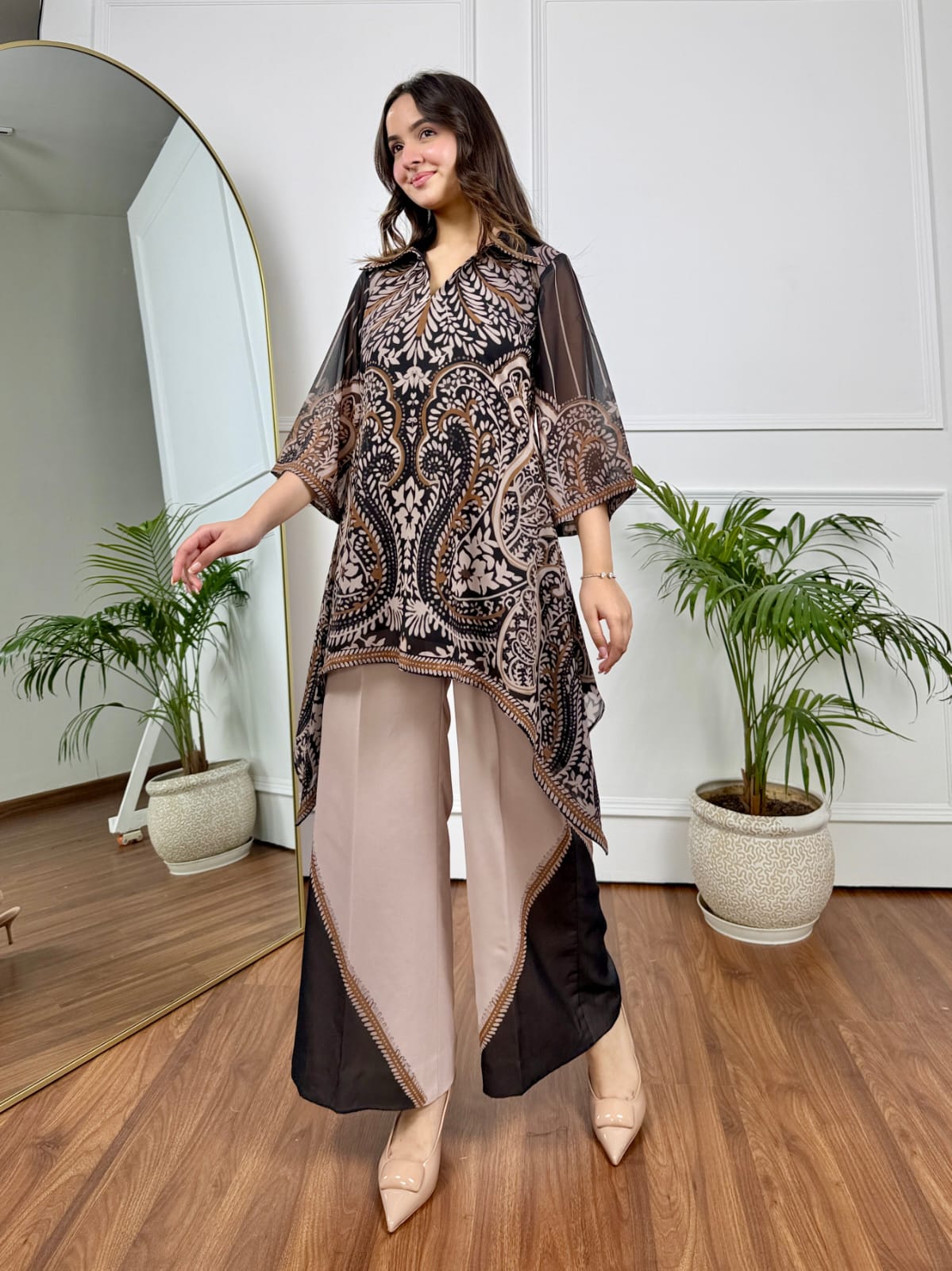 2 Pcs Kurti Trouser M-O951